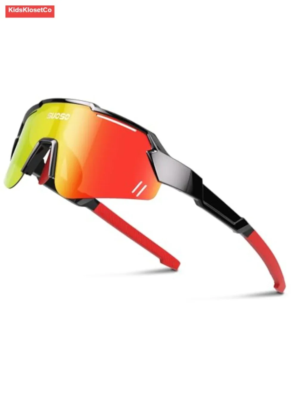 Kids Sports Polarized Sunglasses TR90 Wrap Around Baseball Sun Glasses UV400